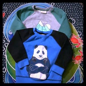 Two 3T Cat & Jack sweatshirts